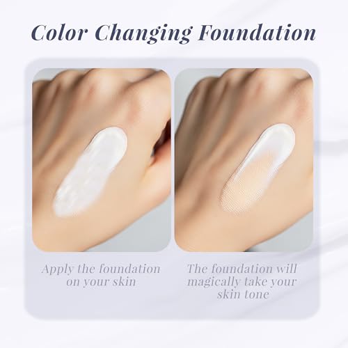Image of Maliao Color Changing Foundation | Flawless Coverage | Skin Tone Adapting | Lightweight & Long-Lasting | Hydrating Formula | 30g