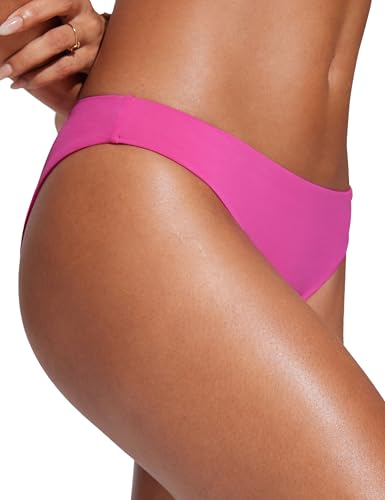 Image of CRZ YOGA Low Waisted Bikini Bottoms | Mid Cut Leg, Medium Bum Coverage, Full Lining, Swim, Bathing Suit Briefs for Women