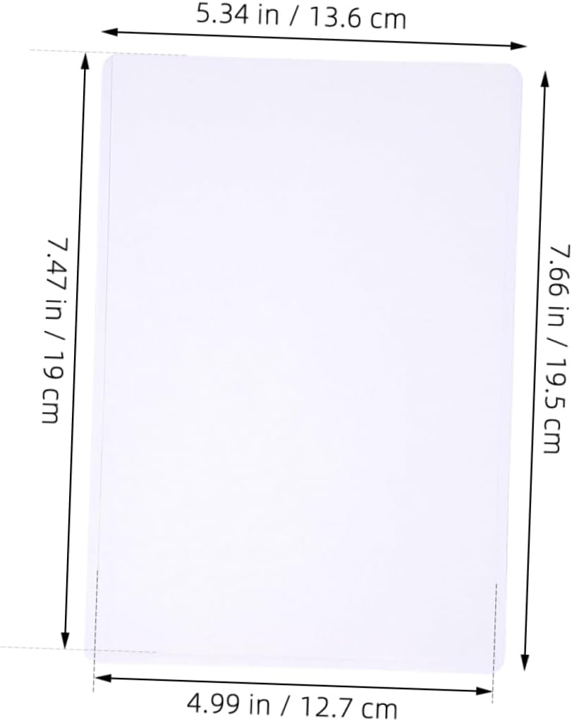 50pcs Hard Card Protector Sleeves Photo Holders for Postcards Easy to Insert Remove for Photos and Postcards Compact Storage