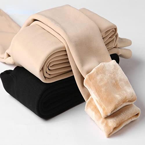 Leggings Femmes Épaissies De Leggings en Peluche-Skin,One Size