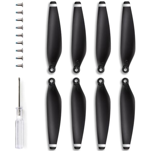 Image of Ruko U11MINI / U11MINI 4K Drone Propellers, 4 Replacement Rotor Blades, Durable & Lightweight Spare Props, Easy to Install (Black)