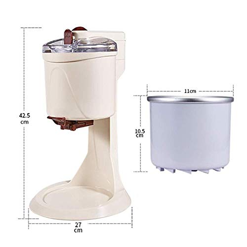 WZLJW Selbst gemachte elektrische Eismaschine Rezepte, Kegel EIS-Hersteller-Maschine, Vollautomatische Frucht Softeis… – Bild 3