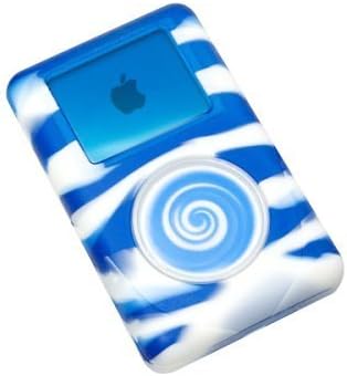 reEVOlutions iSkin eVo2 Silicone Skin Case for 20 GB iPod classic 4G (Wild Side Blue/White Swirl)
