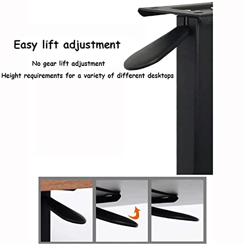 Table de lit pour ordinateur portable réglable en hauteur avec roulettes