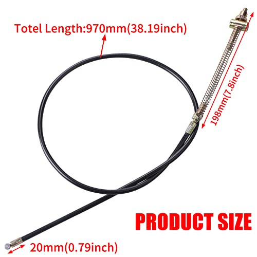 Mrelc Drum Brake Cable, 38.17"Brake Cable Compatible With 50Cc 70Cc 90Cc 110Cc 125Cc 150Cc Crf50 Pit Dirt Bike #TOP2