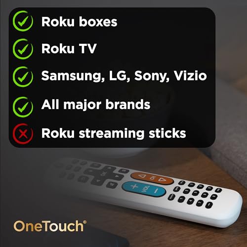 UltraPro BigEZ OneTouch Big Button Universal TV Remote for Seniors, Easy to Use, Replacement Remote for Samsung, LG, Sony, Vizio, Roku TV, Streaming Players, Backlit Buttons, 2 Device, White, 85053 by UltraPro - Image 7