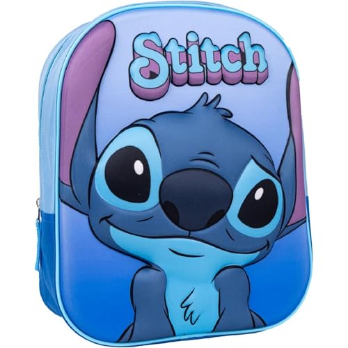 Sac à Dos Scolaire Stitch - Fermeture Éclair -...