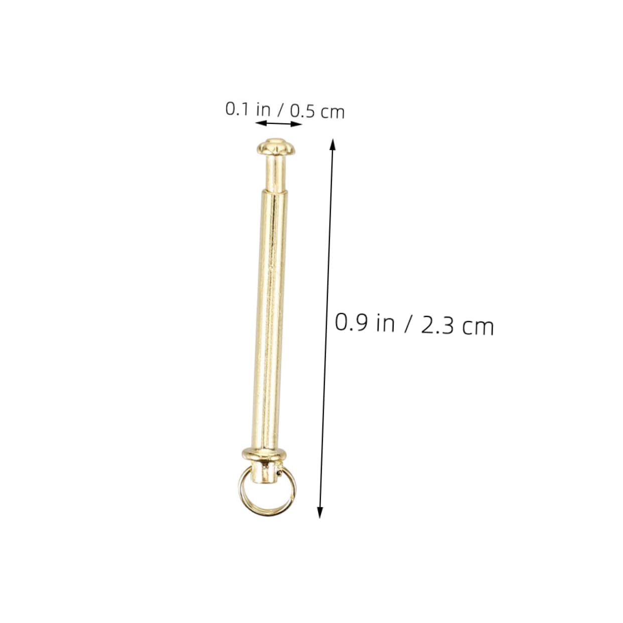 STOBAZA Metal Shaft Rivets for Hand Fan 5 Pack DIY Fan Repair Kit Stainless Steel Fasteners