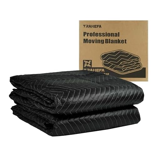 Trahefa Heavy Duty Quilted Moving Blankets