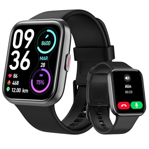 Montre Connectée Homme, 1,85' Femme Smartwatch pour...