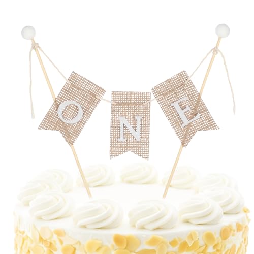 Handmade One Cake Topper, First Birthday Cake Topper, 1st Birthday Decorations, Photo Prop, Baby Shower, Best Birthdays Party Supplies