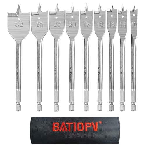 Batiopv HSD9 Spatenbohrer-Set 9-teilig