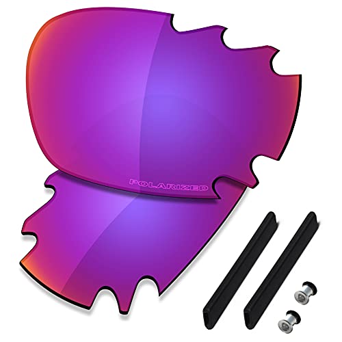Image of SAUCER Premium Replacement Lenses & Rubber Kits for Oakley Jawbone Vented Racing Jacket (Low Bridge Fit) | UV400 Protection