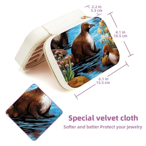 Boîte à bijoux spacieuse double couche pour éviter les colliers emmêlés