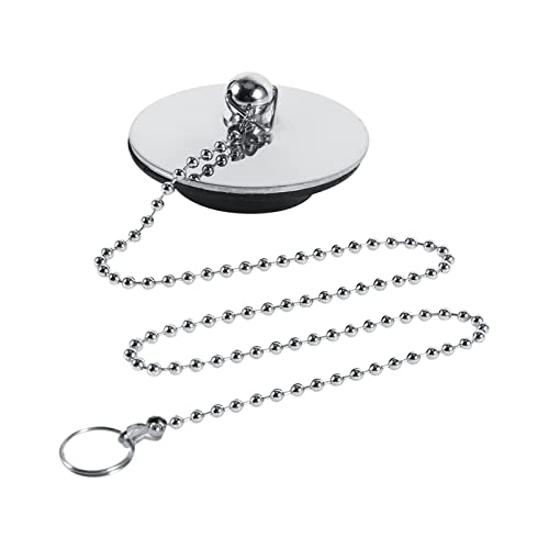 Tapón para bañera con cadena cromada universal miniatura 5