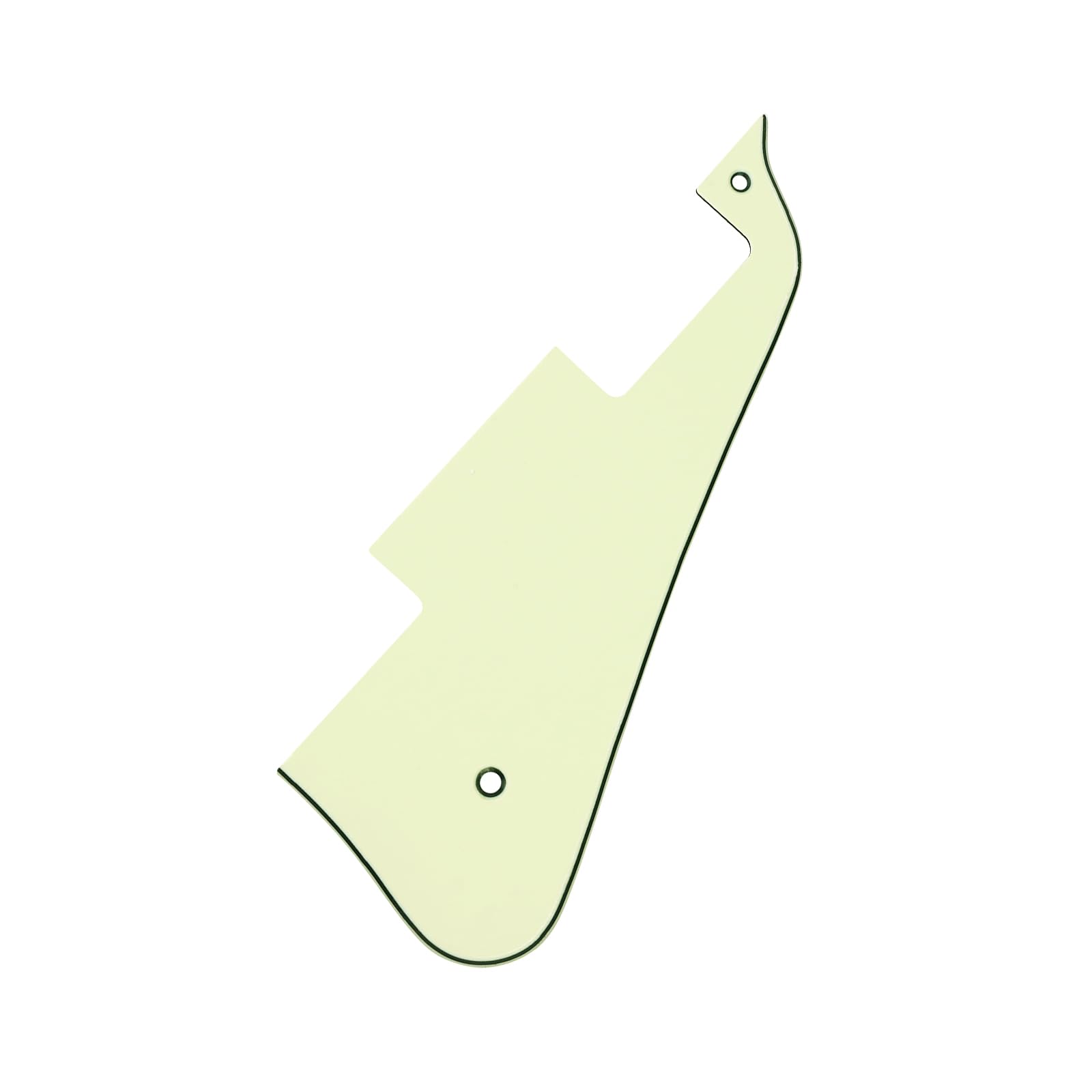 Banworks 3 Ply Les Paul Pickguard LP Pickguard Scratch Plate 2-Hole Electric Guitar Pickguard for Epiphone EPI Les Paul LP JT/HB-06 Vintage Green - Image 4