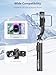 Selfie Stick & Phone Tripod, All in 1 Selfie Stick with Remote, Phone Travel Tripod Stand for Video Recording, Live Streaming, Photograph, Group Photo, Vlog Compatible with All Cellphones