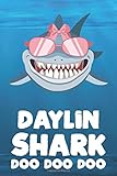  Daylin - Shark Doo Doo Doo: Blank Ruled Personalized & Customized Name Shark Notebook Journal for Girls & Women. Funny Sharks Desk Accessories Item ... Birthday & Christmas Gift for Women.