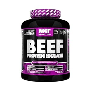 NXT Nutrition Beef Protein Isolate Powder – Protein Powder High in Natural Amino Acids – Paleo, Keto Friendly – Dairy and Gluten Free – Muscle Recovery | 1.8kg (Apple & Blackcurrant)