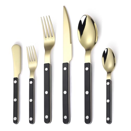 Set Cubiertos Cocina 36 Piezas Acero Inoxidable