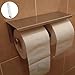 2 Pack Stainless Steel Toilet Paper Holder Replacement Rod Universal Fit Spring Toilet Paper Holder Roller Replacement(Chrome)