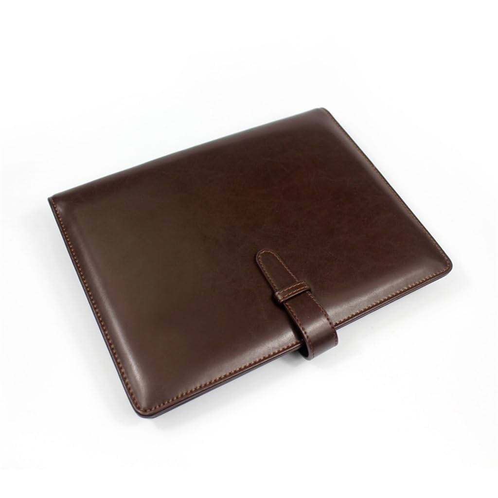 Notebook Notebook 235x175mm Cuoio Dell'unità di elaborazione Notepad Ufficio Riunione Notebook Business Foglia sciolta per Lavoro Scuola Nota Prendere Diario