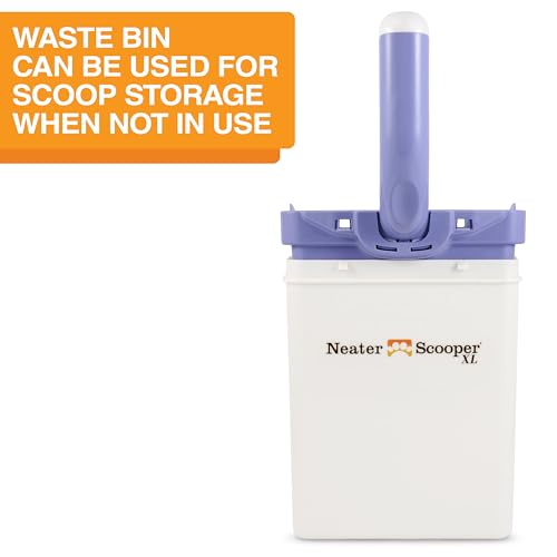 Neater Pets Neater Scooper tamanho GG, 60 sacos de recarga – Capacidade extra grande sem bagunça par