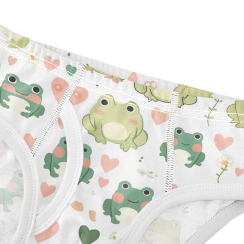 KLL Cute Frog Pattern Toddler Boys Pure Cotton Training Underwear Cute Undies4
