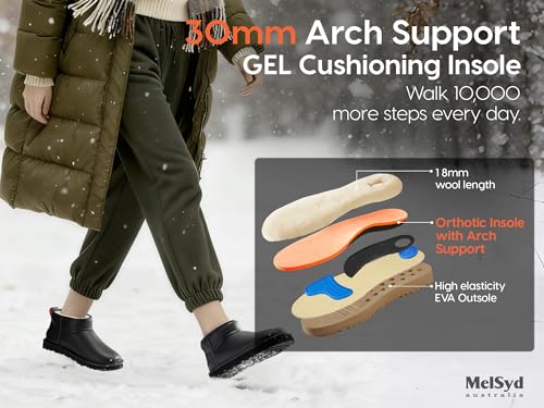 Image of 100% Sheepskin Mini Boots with Arch Support Options: Warm to -22F