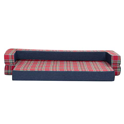 Baldiflex - Cuccioletti, Materassino per Cane Super Tobiolo 115x70 cm, Soluzione Innovativa, h 8+2 cm Memory
