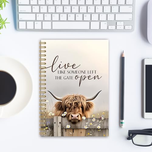 Carnet de notes vache Highland pour libérer votre créativité et organiser vos pensées encombrées - 3