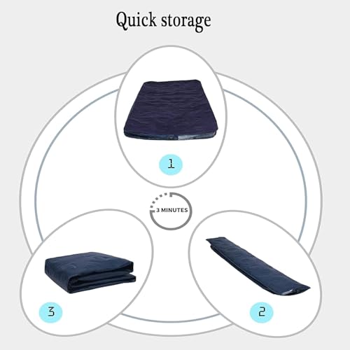 Matelas gonflable simple pour lit d'appoint invités et camping SQUADO - 6