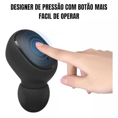 Fone de Ouvido Sem Fio Redmi AirDots 2 Bluetooth 5.0 - Som Imersivo, Design Ergonômico, Ideal para d