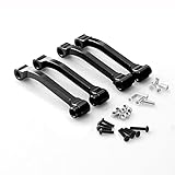 Diseño compacto y liviano. 【Partes de juguete de control remoto】 1/14 Camión de aluminio Radius Brazo Chasis Monte Medio trasero for RC Car 56301 56304 56309 56314 King Knight Hauler Hombre R620 - Materiales ambientalmente amig
