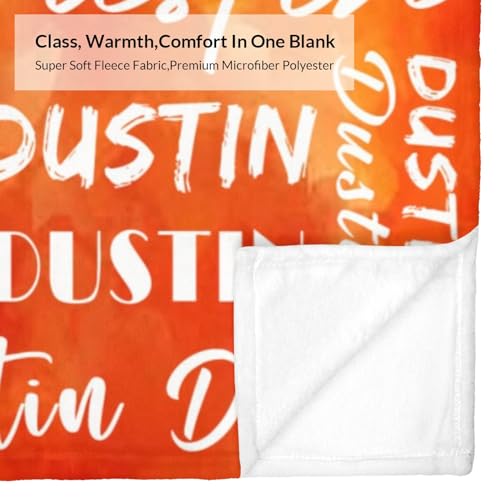 Name Blanket Personalized Name Blanket Customized Blanket with Name Text for Adult Kid Birthday Christmas Mothers Fathers Valentines Day Gift