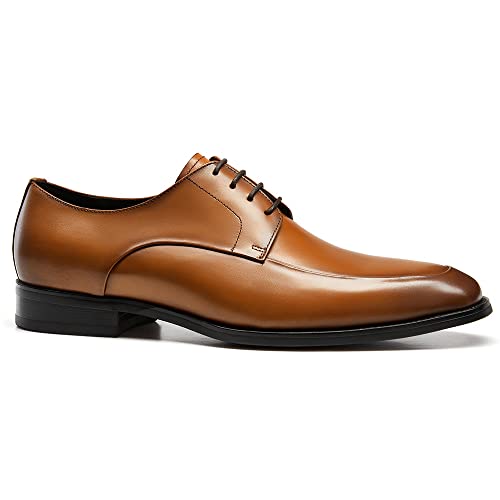 Image of GIFENNSE Mens Oxford Shoes Leather Dress Shoes for Men