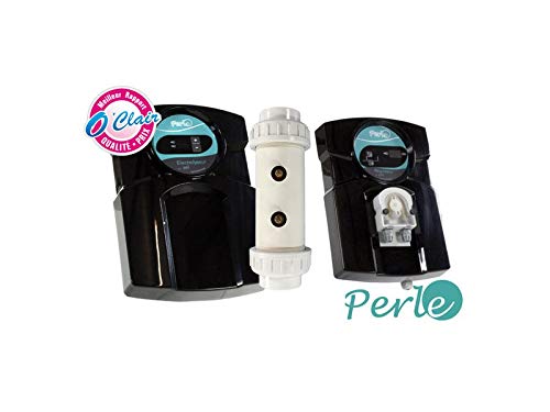 PERLE Pack électrolyseur et régulateur ph pour piscines jusqu'à 55 m³