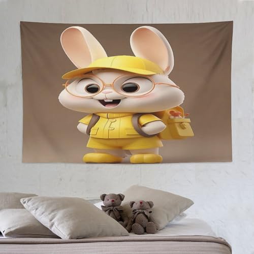 Affiche impression lapin PAZZK grand format décoration murale salon