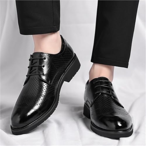 Timeless Leather Lace Up Oxford Shoes for Men Comfortable Fit for Special and Business Occasions3