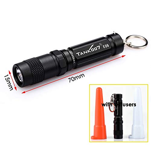 RAISSER® White Diffusers, Pink Tank007 E09 led Flashlight CREE XPE