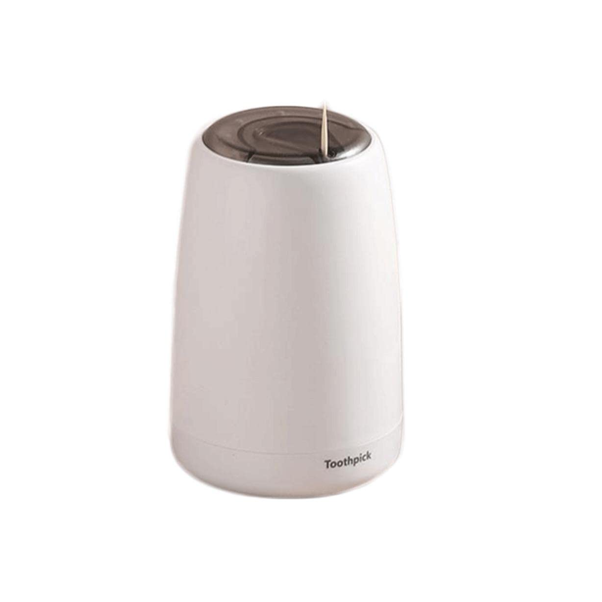 Wdwdw White Toothpicks Dispenser Toothpick Box Fashion Automatic Pops Up Holder Plastic Container Creative Storage For Household