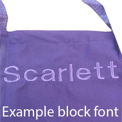 Miniatura 5 de CHEFSKIN Personalizado bordado nombre delantal elegir tamaño color fuente, hermoso es un gran regalo.