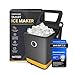 Produktbild STARKFELD ICE MAKER - Luxus Eiswürfelmaschine | 20 KG Eis in 24 Stunden | Selbstreinigend & Keimfrei | 1,5L Wassertank | Eis in 6 Minuten | 2 Größen Eis | Kompakt & Leise | Cocktail Maschine (Schwarz)