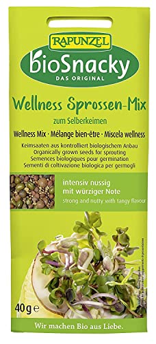 Rapunzel Sprossen Mix | Bio-Keimsprossen zum Selberkeimen | 4 Sorten, 150g