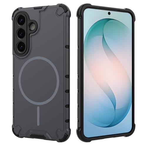 Coque Samsung S26 Plus 5G de protection militaire et magnétique grise anti-choc