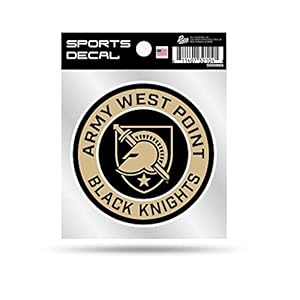 Rico Industries NCAA Army West Point Black Knights Alternate 4″ x 4″ Sports Decal