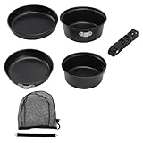 [Utilisation Polyvalente]: Convient pour feu ouvert, idéal pour la randonnée, le camping, ou en cuisine intérieure et extérieure