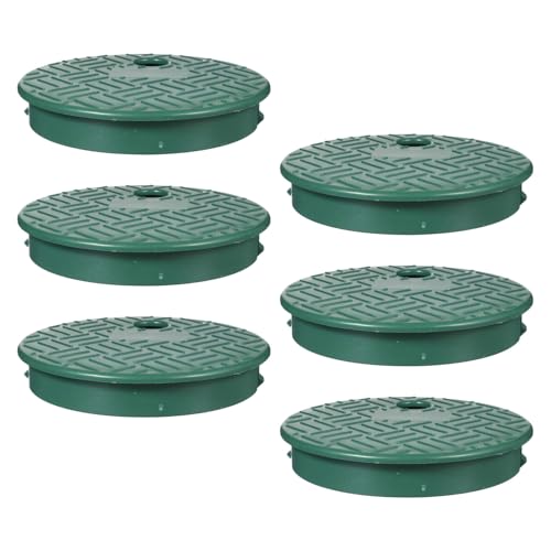 Couvercle de boîte de vanne d irrigation rond lot de 6 pièces noir