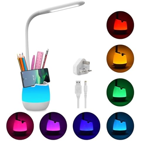ERAY Kids LED Desk Lamp with Night Light Cover