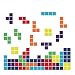 decalmile Tetris Wall Stickers Vintage Arcade Game Kids Wall Decals Playroom Living Room Childrens Bedroom Wall Decor
